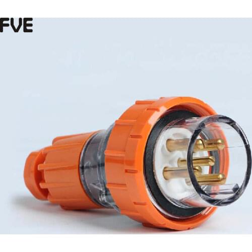 *10A 5pin 3 phase straight male plug and socket IP66 56P510