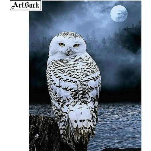 Animal 5d diamond painting owl pattern full square drill diamond mosaic diamond embroidery crafts home decoration