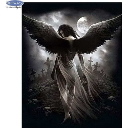 5D DIY Diamond Painting Fallen angel Painting With Diamonds Mosaic Diamond Embroidery Full Drill Square Round Diamond Picture
