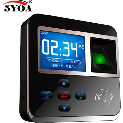 5YOA Fingerprint Password Key Lock Access Control Machine Biometric Electronic Door Lock RFID Reader Scanner System