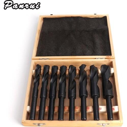 8PC/Set High Speed Steel 1/2in Handle Twist Drill Bit High Quality HSS Metal Drill Bit For Metal Lron Aluminum Alloy Wood Copper