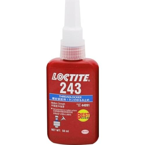 50ml Loctite 243 Thread Locking Glue Anaerobic Super Glue High Strength Anti-loose Anti-slip Seal Thread Lock