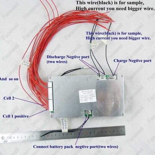 Brand 8s 24v 120A BMS LiFePo4 8S battery pack 120A 8S lifepo4 pcb bms lifepo4 pack protection board 112a 1000w 2000w motor ebike