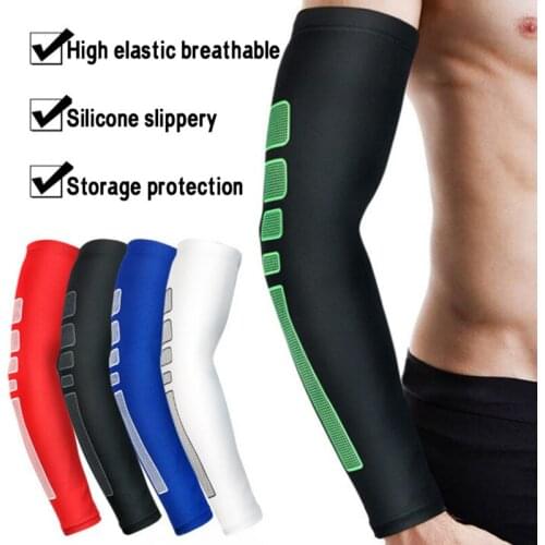 1pc Long Bracers Sleeve Sunscreen Arm Set Tennis Riding Taekwondo Breathable Warm Basketball Armguard Sports Gear