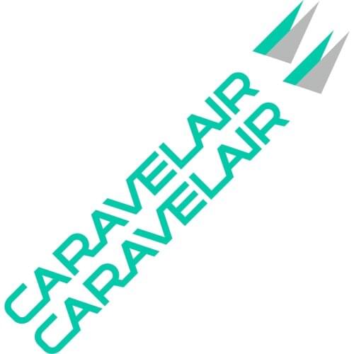 For 2x CARAVELAIR Old 98cm x8cm aufkleber sticker wohnmobil camper wohnwagen caravan Car Styling