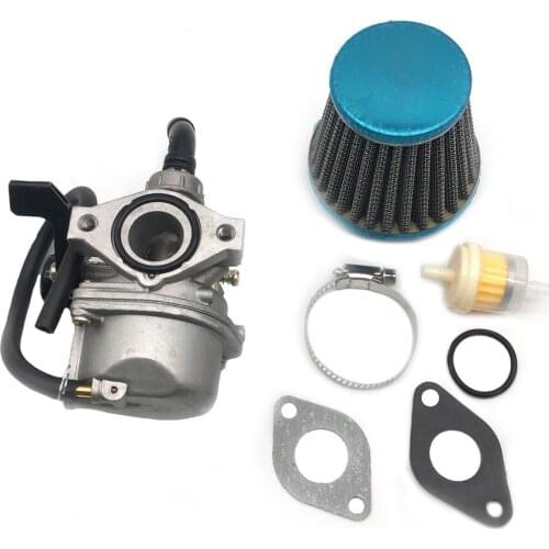 ATV PZ19 Lever Choke Carburetor With Fuel Filter And 35mm Air Filter For 50cc 70cc 80cc 90cc 110cc 125cc ATV Scooter CRF