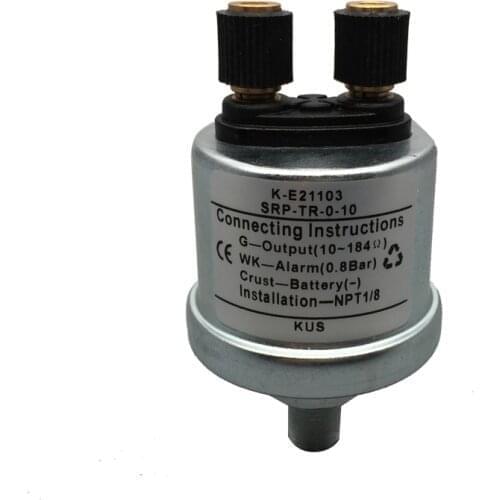 KUS Mechanical Oil Pressure Sensor NPT-1/8 NPT-1/4 M10*1 for 5BAR 10BAR Pressure Gauge