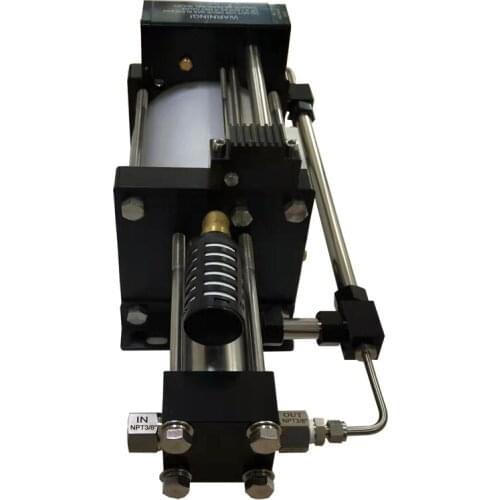 Free shipping Model :GBT30/100 500-800 bar output double stage Nitrogen/helium /argon gas pressure testing booster pump