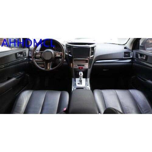 Car Interior Mouldings Sequins Modification Decorative Trim Carbon Fiber Color For Subaru Outback Legacy 2010 2011 2012 20132014
