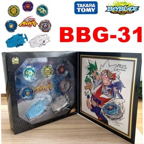100% Original Takara Tomy Beyblade WBBA BBG-31 Beyblade 20th Anniversary Metal Fight Set AS CHILDRENS DAY TOYS
