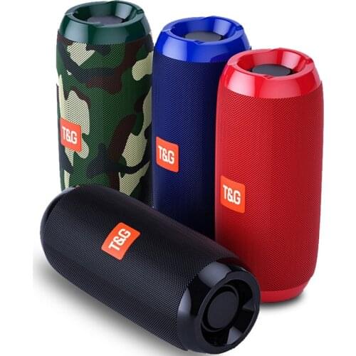 20w Portable Bluetooth Speaker Wireless Bass Column Waterproof Outdoor Speaker Support AUX TF USB Subwoofer Stereo Loudspeaker