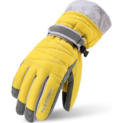 Professional Ski Gloves Touch Screen Fleece Winter Warm Snowboard Gloves Ultralight Waterproof Motorcycle Thermal Snow gloves