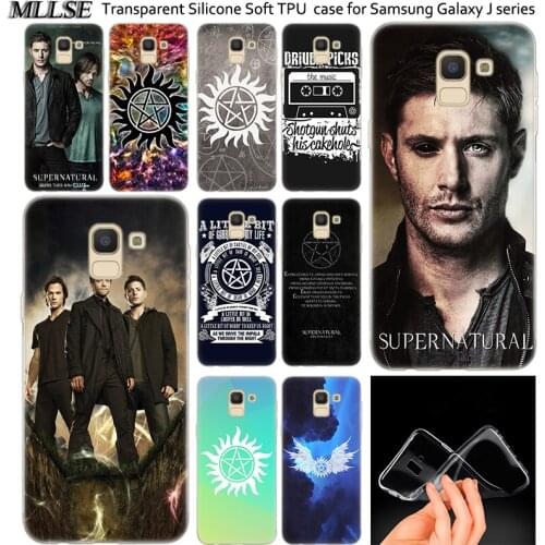 Hot TV Supernatural Silicone Case For Samsung Galaxy J2Pro J4 J6 J8 2018 J3 J5 J7 2016 2017EU Prime CORE Plus Fashion Cover