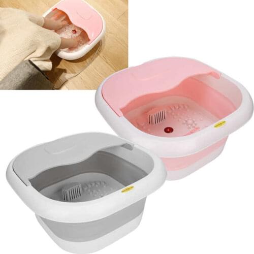 Folding Foot Spa Bath Massager Red Light Therapy Constant Temperature Heating Foot Bath Machine