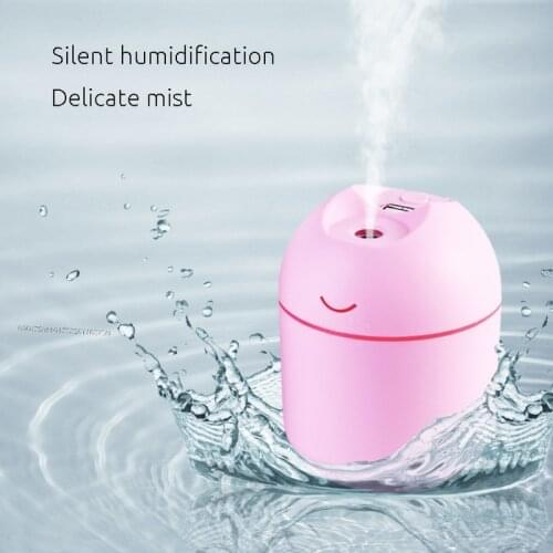 2020 Ultrasonic Mini Air Humidifier 200ML Aroma Essential Oil Diffuser for Home Car USB Fogger Mist Maker with LED Night Lamp