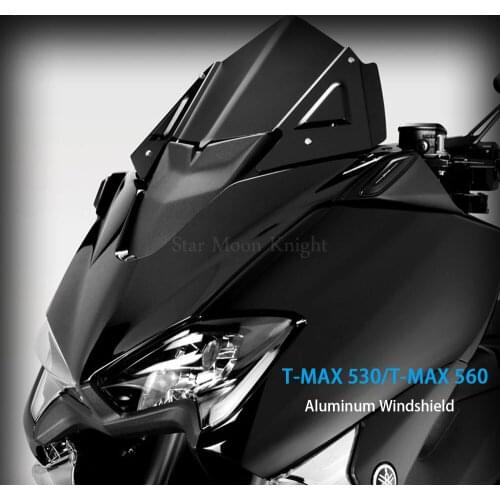 Motorcycle Windshield Windscreen Cover Aluminum Alloy Wind Shield Deflectore For Yamaha T-MAX 530 560 TMAX T MAX 2017-2020 2019