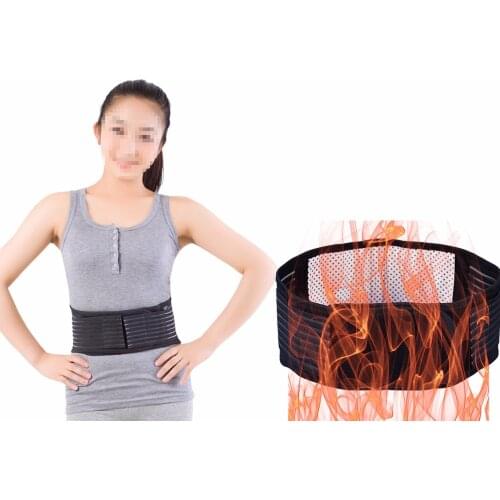 1Pcs self heating tourmaline magnetic waist breathable medical belt Waist Brace