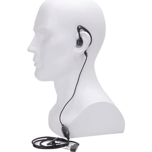 10pcs 2 Pin K Type Earpiece Headset with PTT MIC Walkie Talkie Headphone Earphone for BAOFENG Radio High Quality Hot Sale