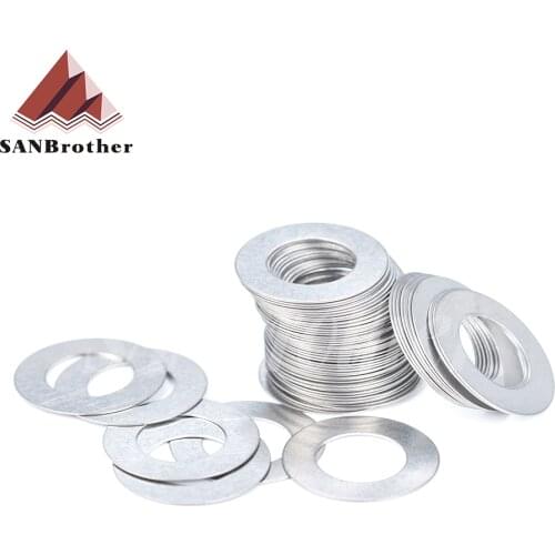 10pcs M9 M10 M12 M13 M14 M15 M16 M17 M20 M25 M30M40 304 Stainless Steel Super Ultra Thin Flat Washer Ultrathin Shim Plain Gasket