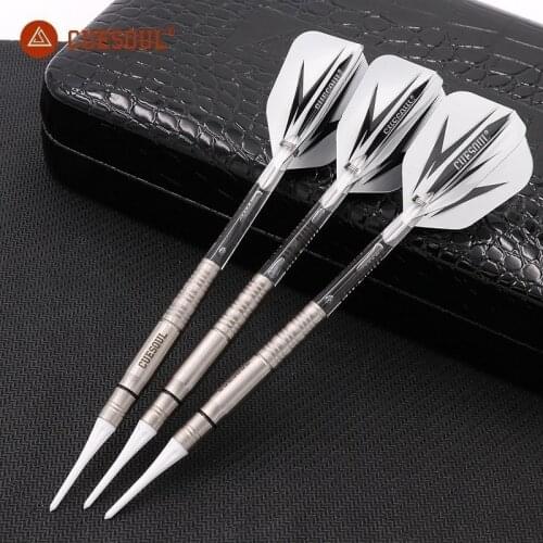 CUESOUL 3PCS Electronic Tungsten Darts 18g 14.5cm Darts Professional Game Soft Tip Darts Dardos Feather Indoor Dartboard Games
