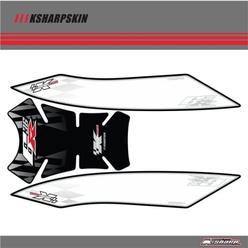 Rear Fairing Number Board KSHARPSKIN 3D Gel Protector for KAWASAKI ZX10R 2006 ZX6R 2005-06 636