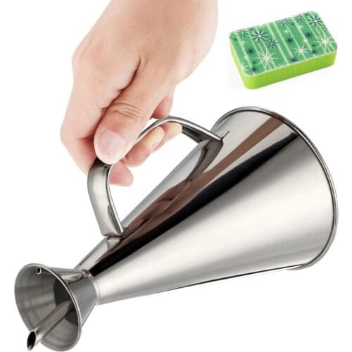 500ml Stainless Steel Leakproof Drops Edible Oil Pot Sauce Dispenser Vinegar Oil Bottle