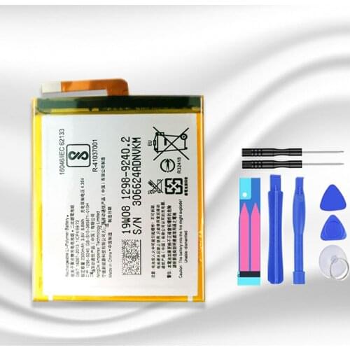 Battery LIP1635ERPCS For Sony Xperia XA1 G3112 G3121 G3116 LIS1618ERPC Replacement Phone Battery 2300mAh batteria + Free tools