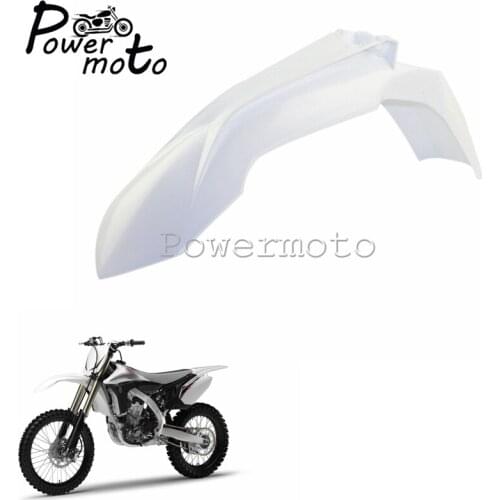 White Dirt Bike Motocross Front Fender Mud Guard for SX XC XCF EXC SXF 125 150 300 350 450 500 2013-2016 Enduro Mudguard