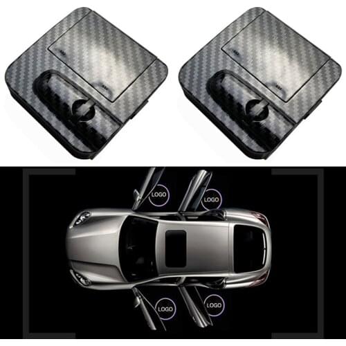 1pcs NEW No Magnet Wireless Led Car Door Welcome Laser Projector Logo Ghost Shadow Night Lights Car Accessories for Mazda