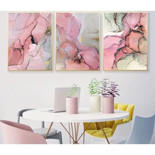 Home Decor Gold Abstract Light Luxury Printing Poster Art Printing Ink Canvas Painting for Living Room BedRoom Wall Art Picture