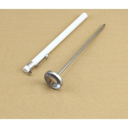 Food liquid Milk Bottle Thermometer Water Meter Oil Temperature Gauge 2 Colors A0KE