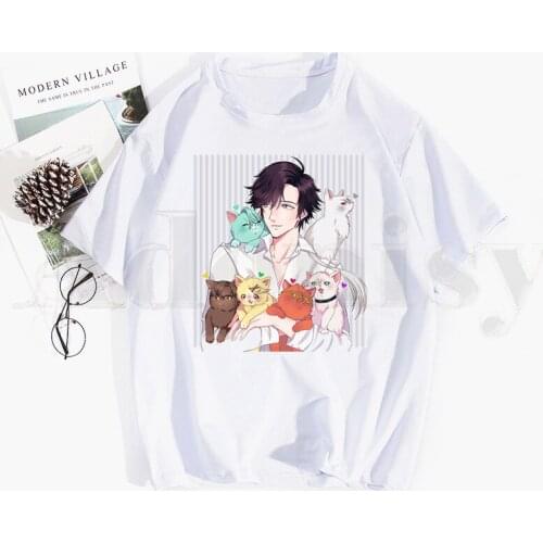 Mystic Messenger Seven Zero Seven 707 MM BG Otome T Shirts Tops Tees Men Women Short Sleeve Casual T Shirt Streetwear Funny