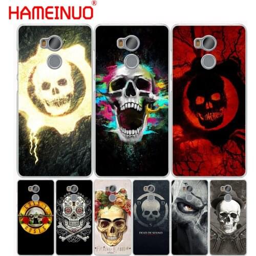 HAMEINUO Dead De Sound Skull Cover phone Case for Xiaomi redmi 4 1 1s 2 3 3s pro note 4 4X 4A 5A