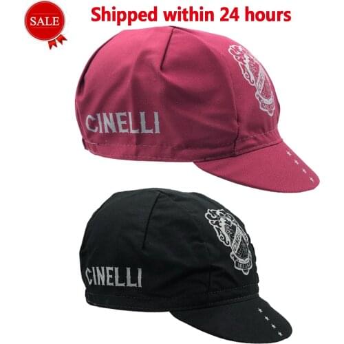 Classic CREST Black Red Polyester Cycling Cap Breathable Quick-Drying UV Protection Balaclava Summer