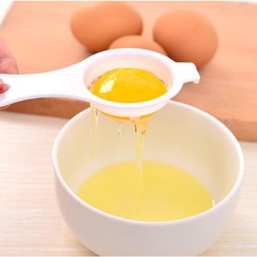 Kitchen tools Egg Separator Sifting Kitchen Gadget Plastic Filter Sieve Divider Holder Egg white separator household products