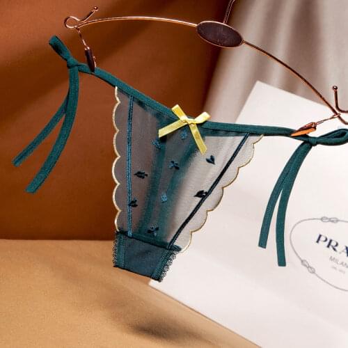 Hot Sexy Mesh String T Panties Women Brazilian Butterfly Funny Sale Micro Buttocks Porno Low Rise Cute Thong Lingeries G String