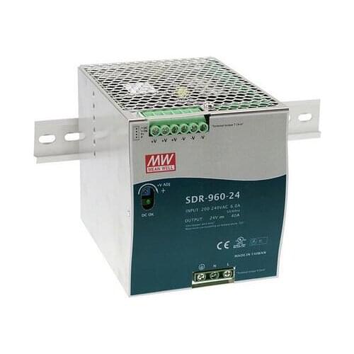 Meanwell power supply SDR-960 24V,48V 960W Single Output Industrial DIN RAIL with PFC Function