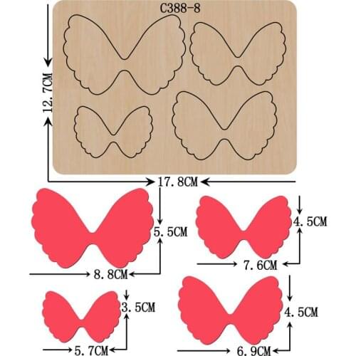 New flowers Bow Wooden die Scrapbooking C-388-8 Cutting Dies