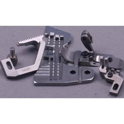 Overlock sewing machine needle gauge SIRUBA, Jack 747 four -thread sewing machine needle position