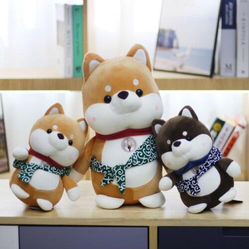 Husky Dog Shape Stuffed Doll Home Collection Plush Cartoon Animal Pillow Cushion for Gifts Kid Stuffed Animals Doll Toys