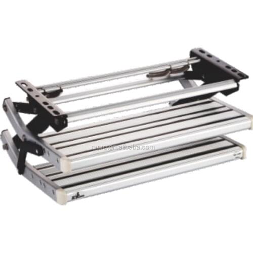 Manual Portable Door Steps for RV and Camper van made by Aluminum alloy