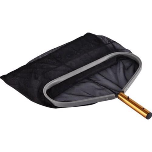 Pool Skimmer Net, Heavy Duty Leaf Rake Catcher, Deep Mesh Skim Bag, Cleaning Tool Black,Pool Skimmer Basket