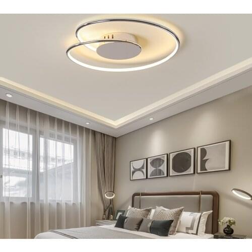 Modern Led Chandelier Chrome/Gold Finished for Living Room Bedroom study room Decor Home Lighting 90-260V Ceiling Chandelier