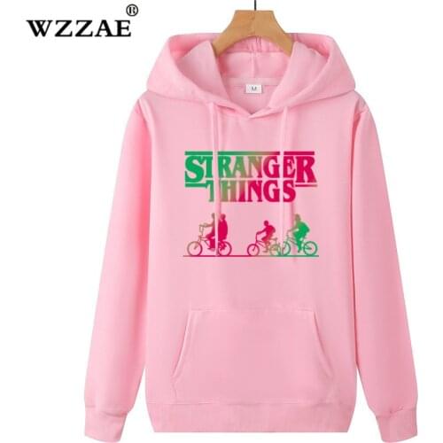 Stranger Things 2 Printed Sweatshirt Hoodies Men and Women Hip Hop Funny Spring Streetwear Hooded Tracksuit For Couples Clothes