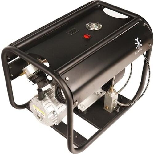 PCP Air Compressor Set pressure Auto Stop 4500Psi High Pressure Double Cylinder Pump for Pneumatic Rifle Gas Tank Filling Airgu