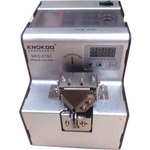 KNOKOO Screws Conveyor MKS-615C Automatic Screw Feeder Applied to Various Size Screw from M1.0~M5.0 Auto Screw Dispenser