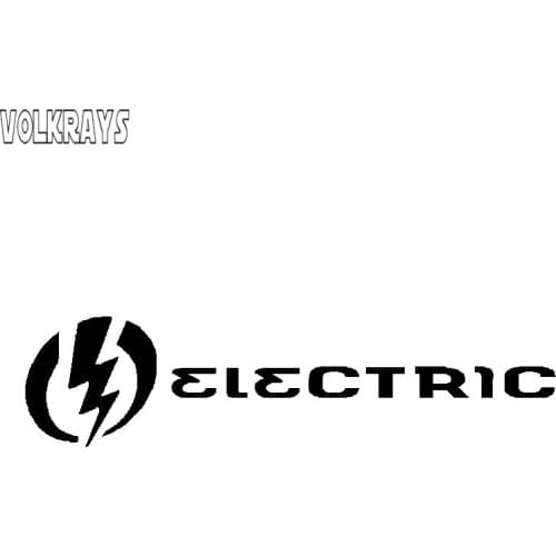 Volkrays Creative Car Sticker Magical Focus on The Future Combined with Lightning Electric Reflective Vinyl Decal,3cm*16cm