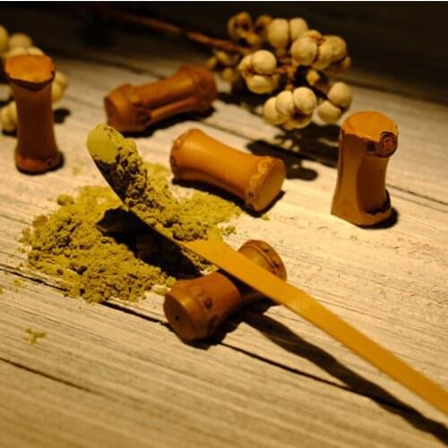 1 Pc Bamboo Scoop Teaspoon Matcha Green Tea Powder Spoon High Quality Household Supplies Practical Tea Accessories