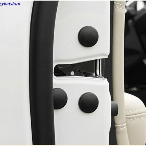 12Pc Car Door Lock Screw Protector Cover Anti-Rust Screws Cap Stickers For Nissan Teana X-Trail Qashqai Livina Sylphy Tiida