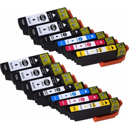 13 Pack T33 33XL T3351-T3354 Ink Cartridge Compatible For Epson Expression Premium XP-530 XP-630 XP-635 XP-640 XP-830 XP-900